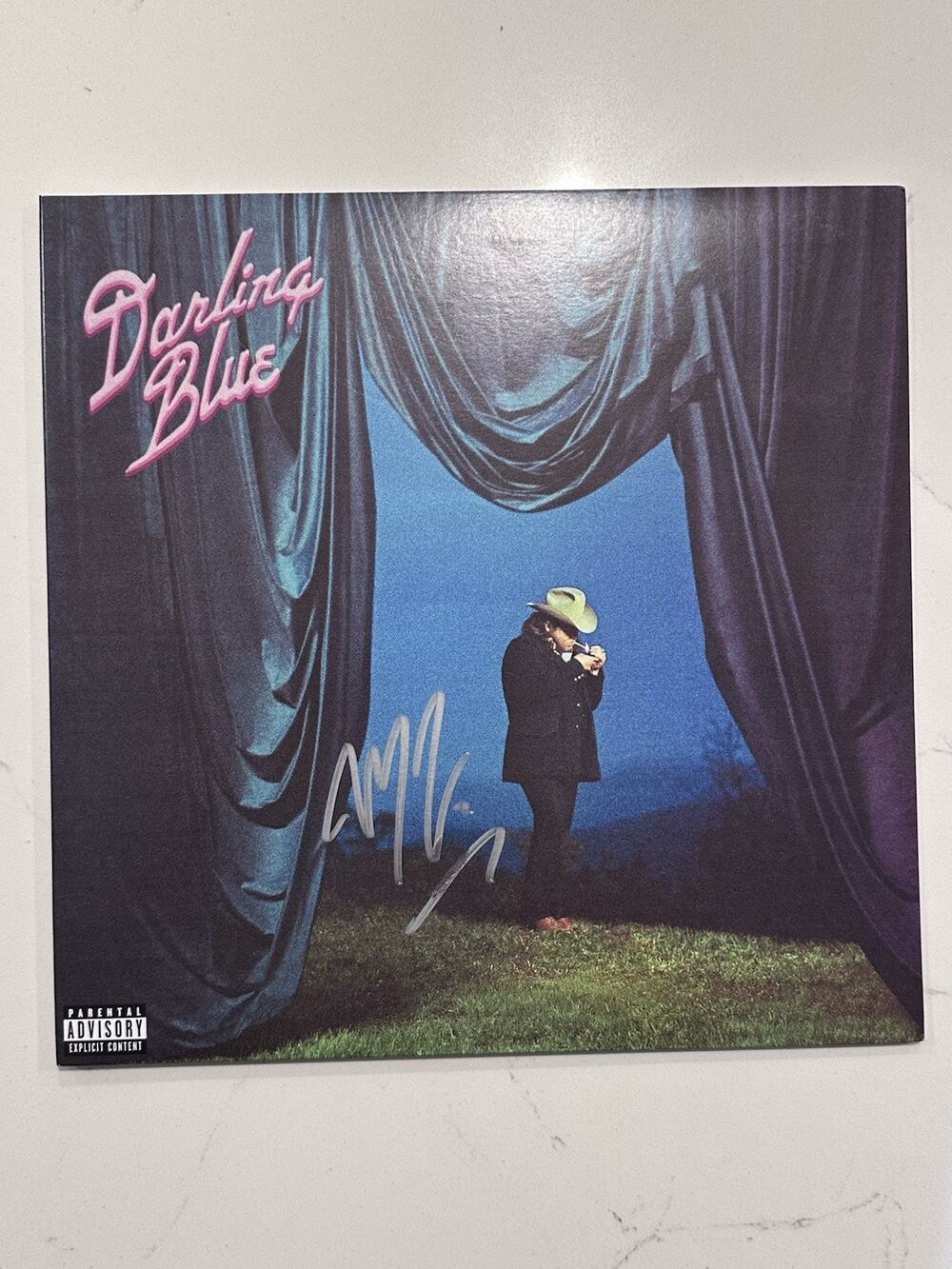 SIGNED COVER - Marcus King - Darling Blue - Denim Blue Vinyl AUTOGRAPHED